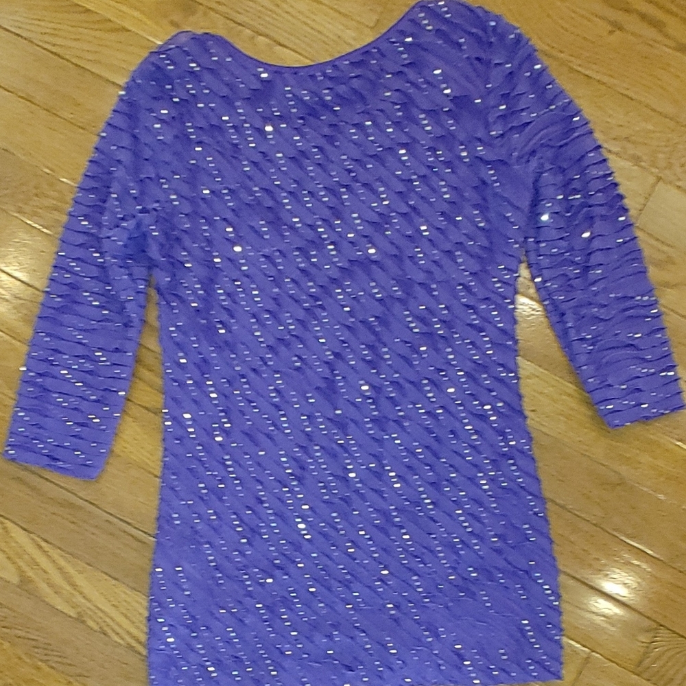 KIM ROGERS CABO DOTLASH RUFFLE TOP PS - Picture 6 of 7